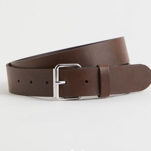 New H&M leather men’s belt XL to XXL brown new